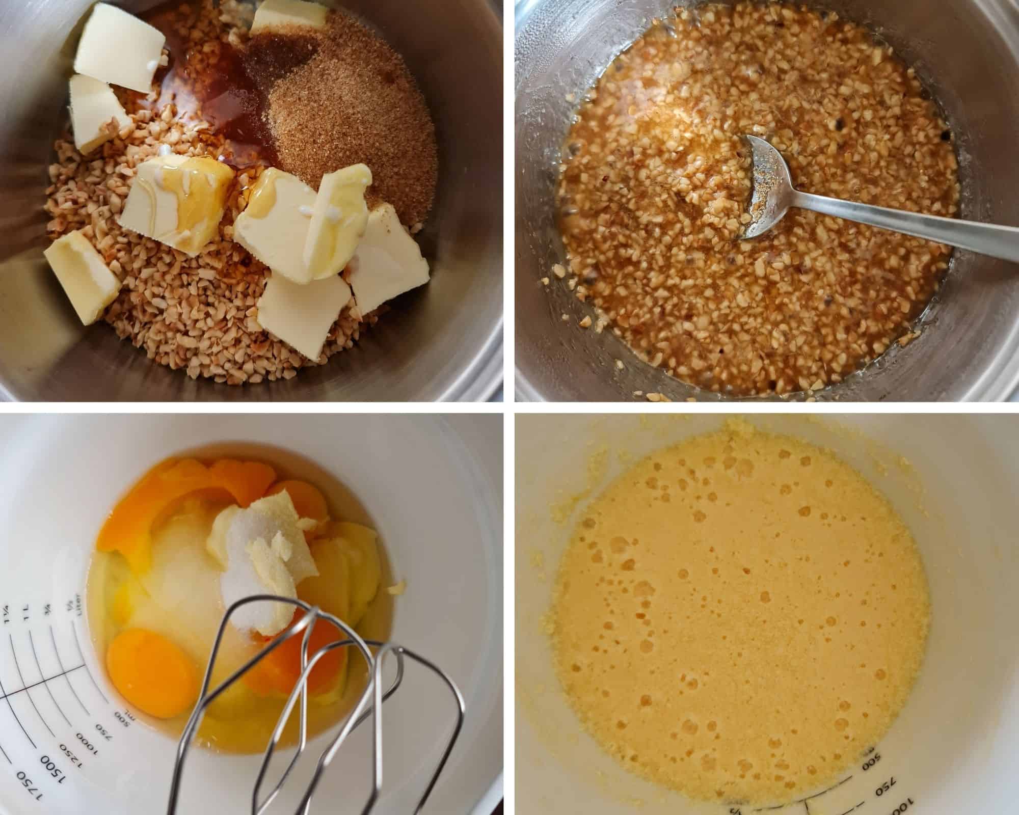 Zubereitungsschritte für den Marmeladen-Blechkuchen