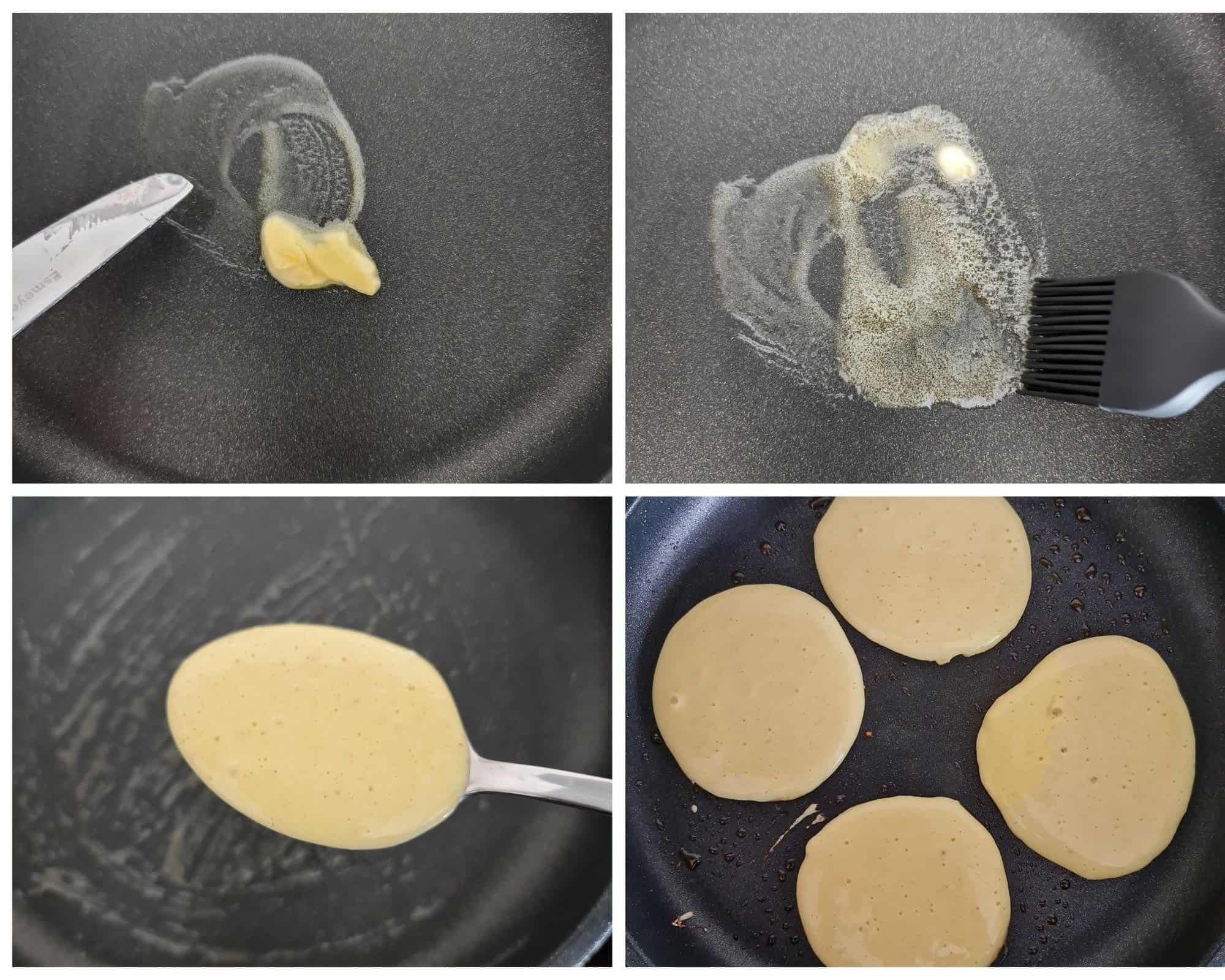 Zubereitungsschritte: Pancakes 2/2