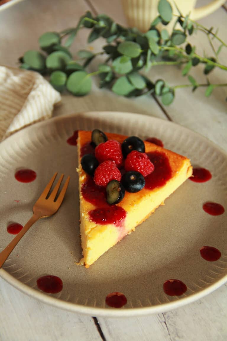 Leckerer Käsekuchen ohne Boden - das perfekte, schnelle und einfache ...