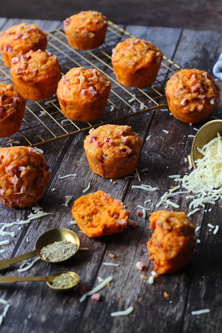 Herzhafte Pizza-Muffins, das perfekte Meal Prep-Rezept für die Lunchbox ...