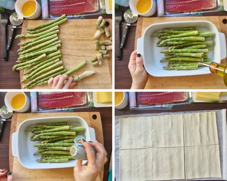 Einfache &amp; schnelle Spargel-Blätterteig-Taschen: So geht&amp;#39;s! Rezept ...