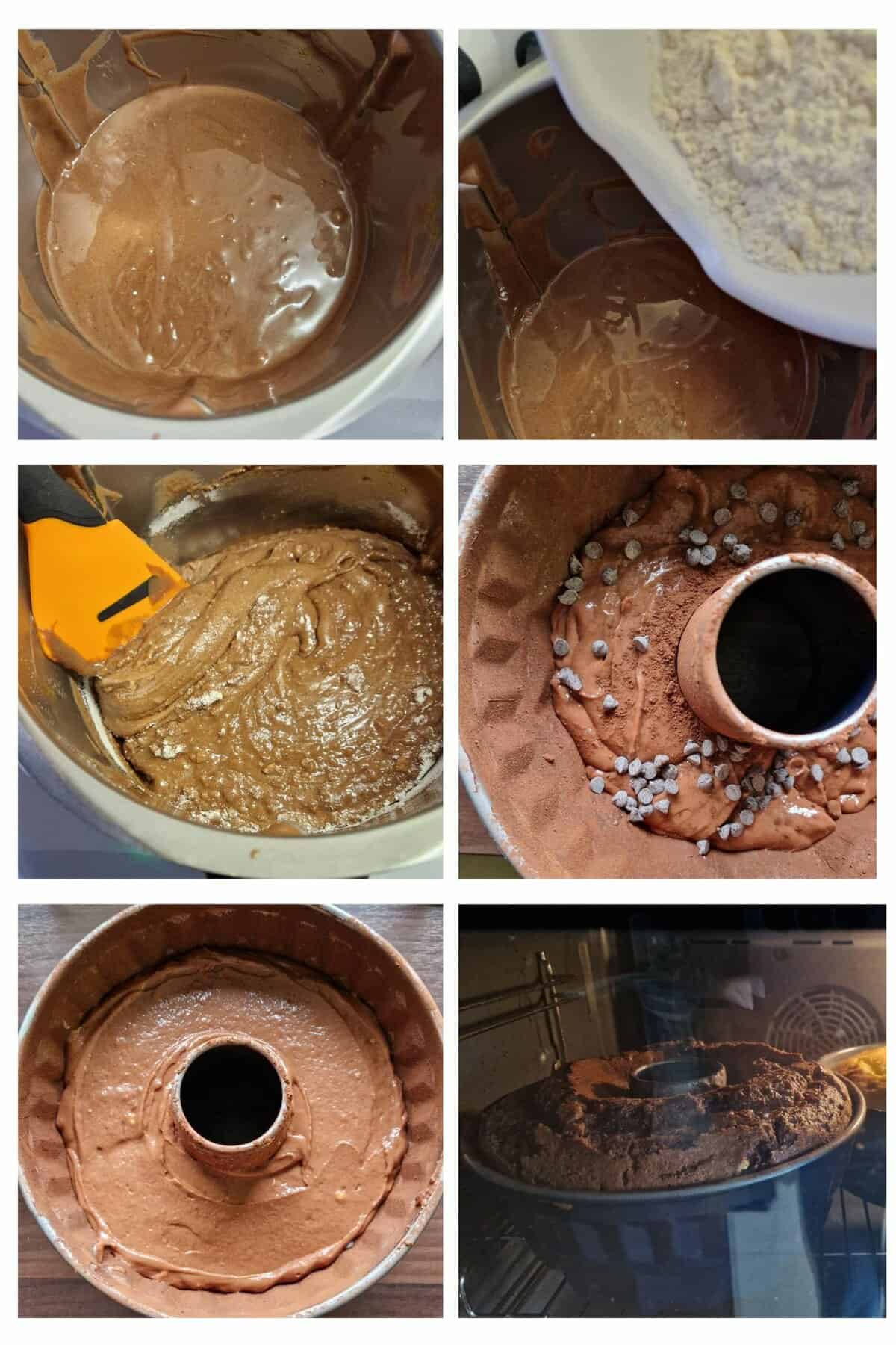 Zubereitungsschritte: Paradiescreme Kuchen Schoko mit dem Thermomix® 2/3