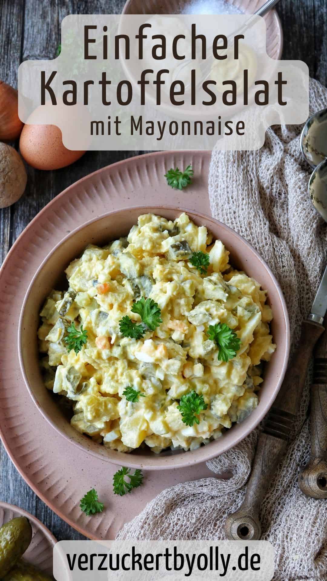 Pin zu Pinterest: Kartoffelsalat mit Mayonnaise