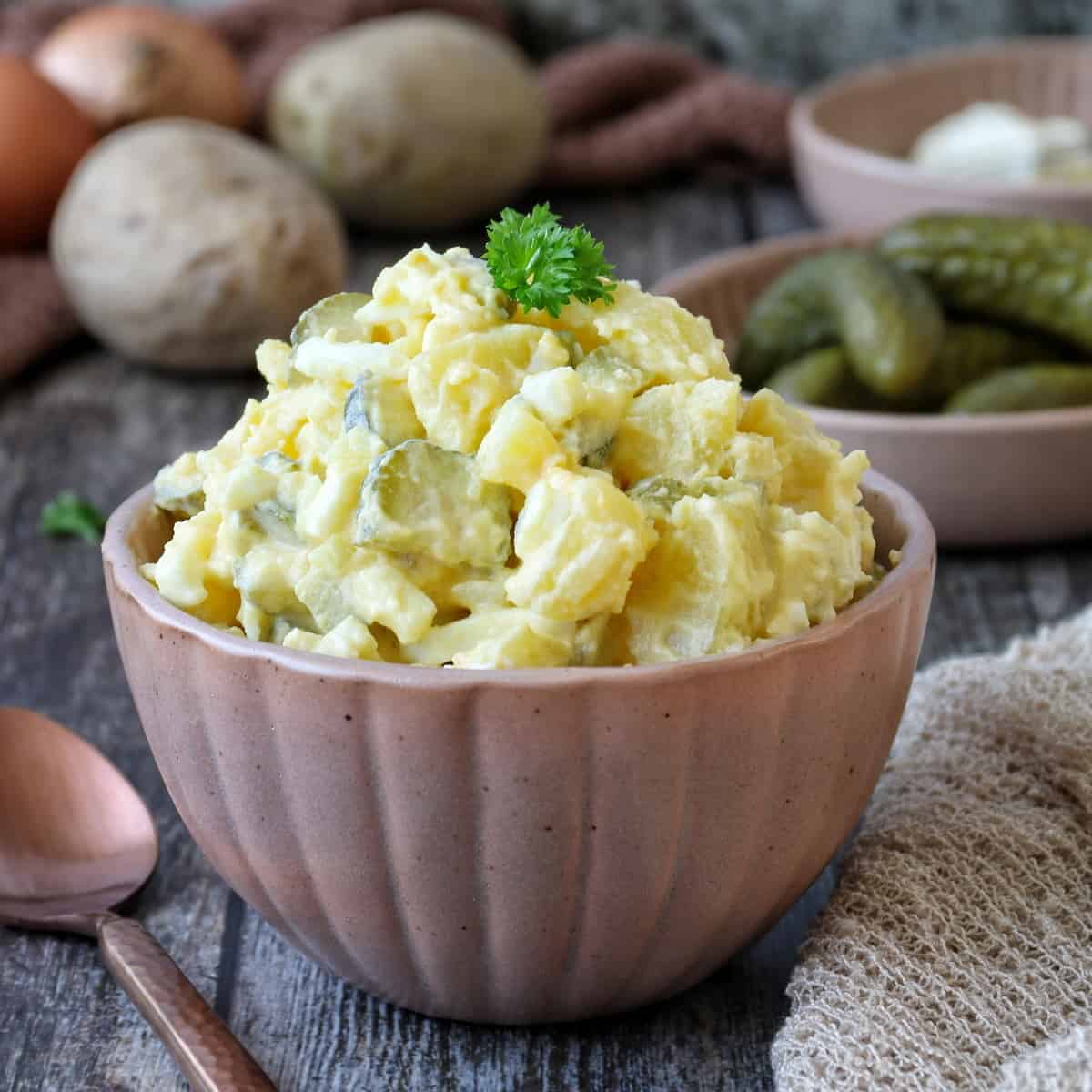 Kartoffelsalat mit Mayonnaise