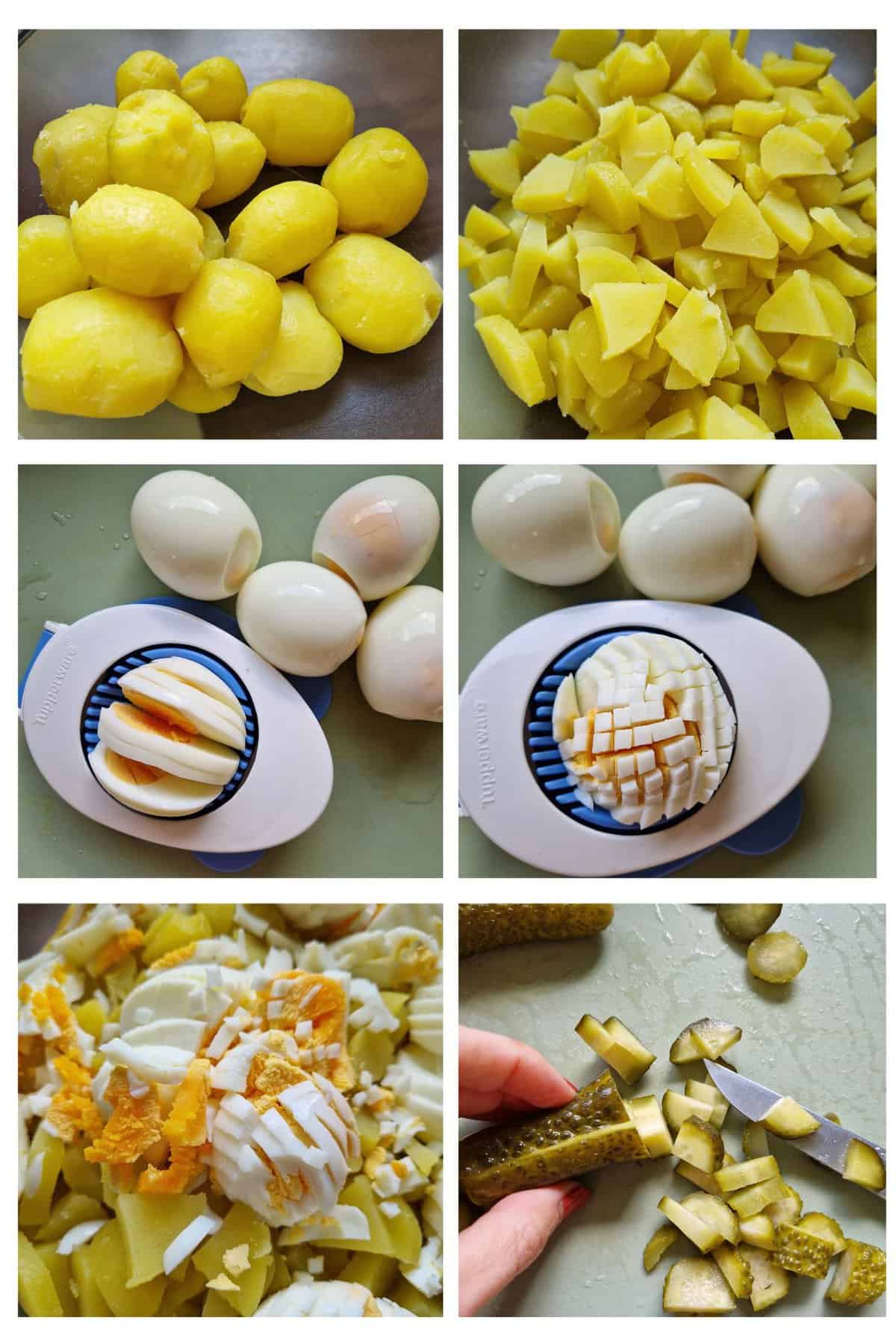 Zubereitungsschritte: Kartoffelsalat mit Mayonnaise 1/2