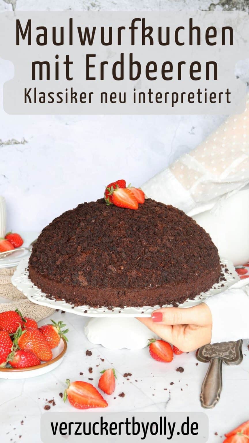 Klassiker neu interpretiert: Maulwurfkuchen mit Erdbeeren - ein ...