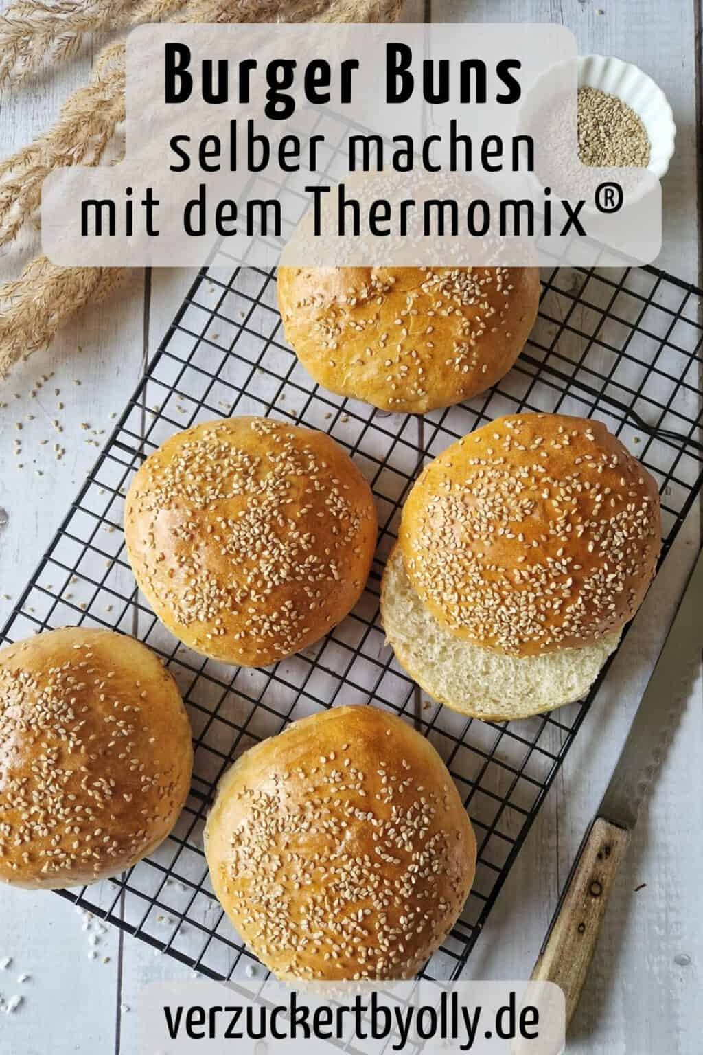 Brioche Burger Buns Hamburgerbrötchen ganz einfach selber machen Thermomix®Rezept (2023)