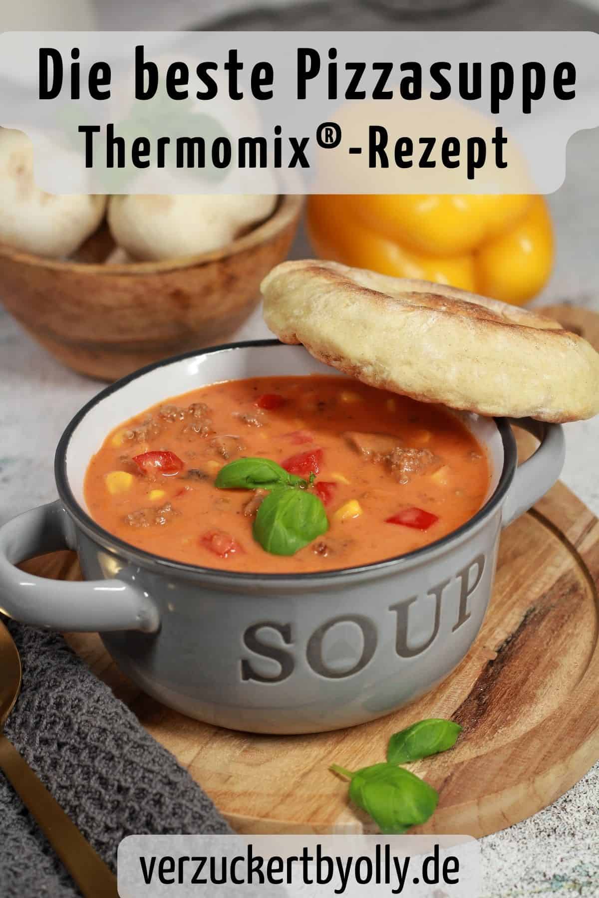 Pin zu Pinterest: Pizzasuppe aus dem Thermomix®