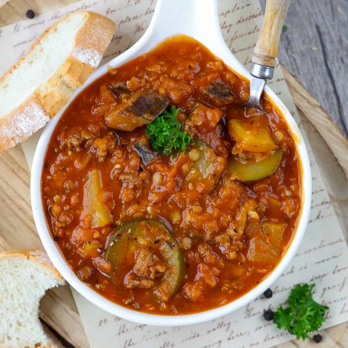 Gemüse-Linsen-Eintopf mit Hackfleisch im Thermomix® (2024)