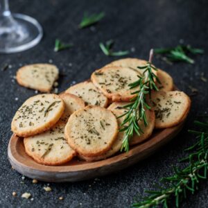 Parmesan-Rosmarin-Cracker (Kekse)