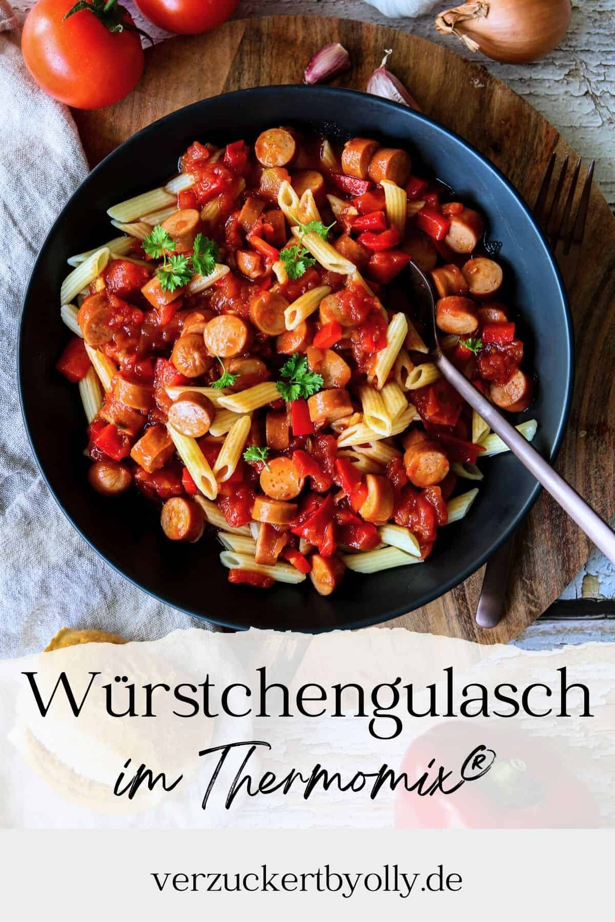 Pin zu Pinterest: Würstchengulasch im Thermomix®