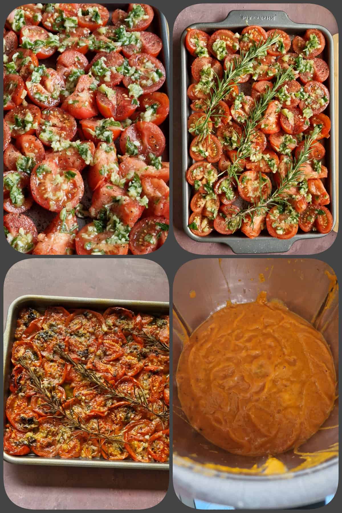 Zubereitungsschritte: Tomatensoße aus ofengerösteten Tomaten 2/2