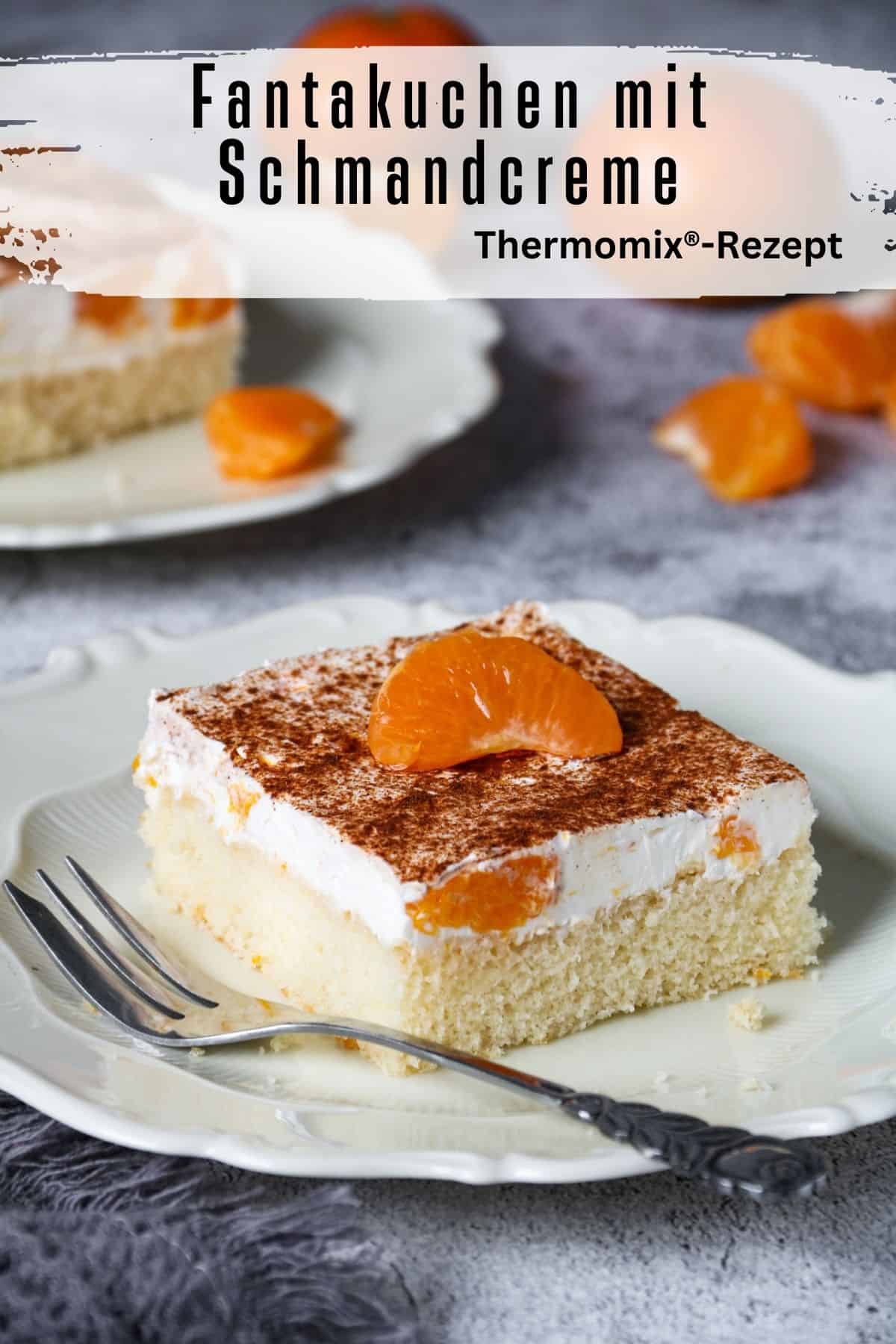 Pin zu Pinterest: Fantakuchen mit Mandarinen und Schmandcreme aus dem  Thermomix®