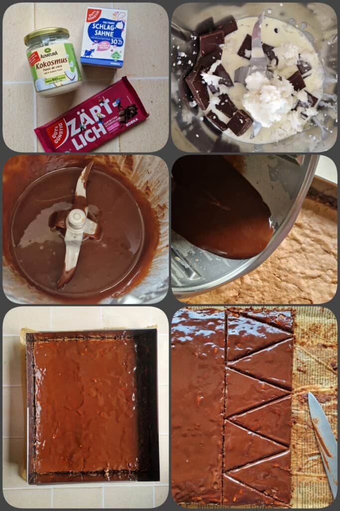 Schokoladenkuchen zur Weihnachtszeit: Süße Rentiere und Tannenbäume ...