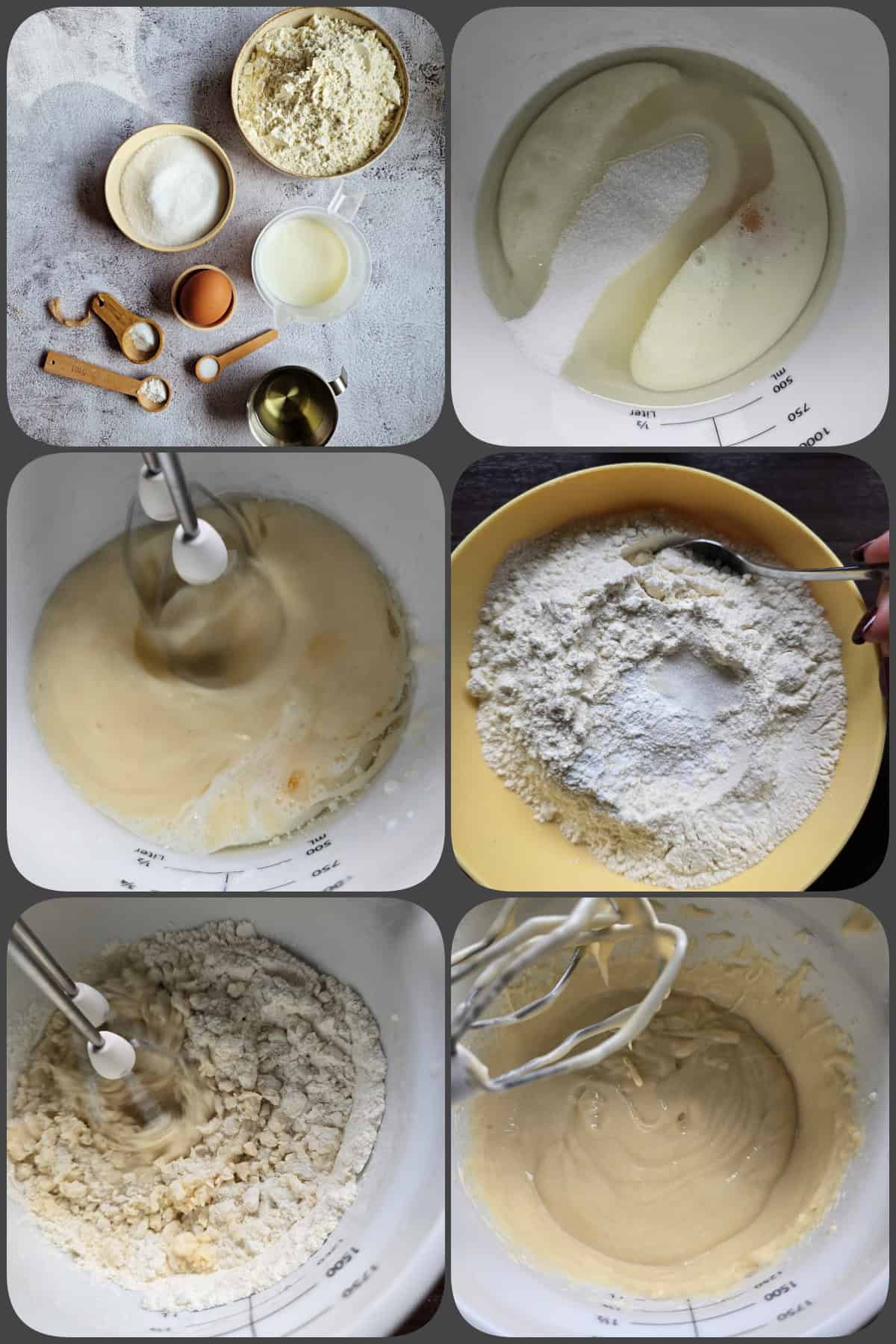 Zubereitungsschritte Zimtschnecken-Muffins mit dem Handmixer 1/3
