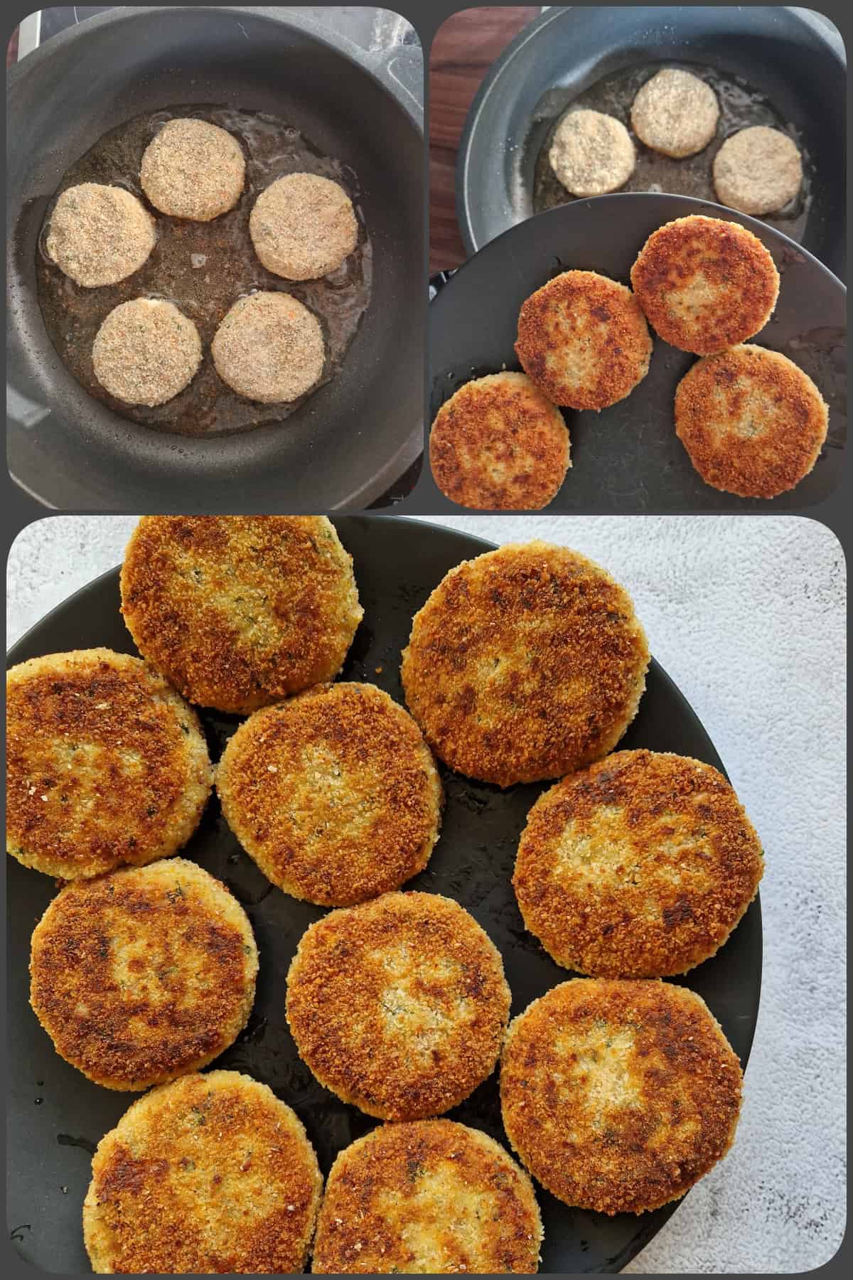 Zubereitungsschritte Vegetarische Frikadellen mit dem Thermomix® 3/3