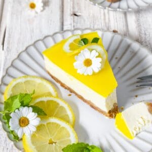 Zitronenkäsekuchen - einfaches Sommerrezept